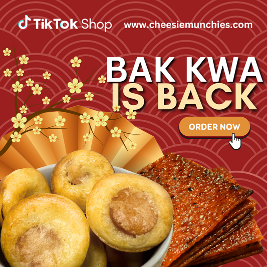 Cheese Base - Chicken Bak Kwa (24 pcs per pack)(Limited Edition)